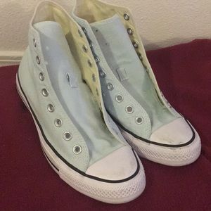Light blue converse! worn once